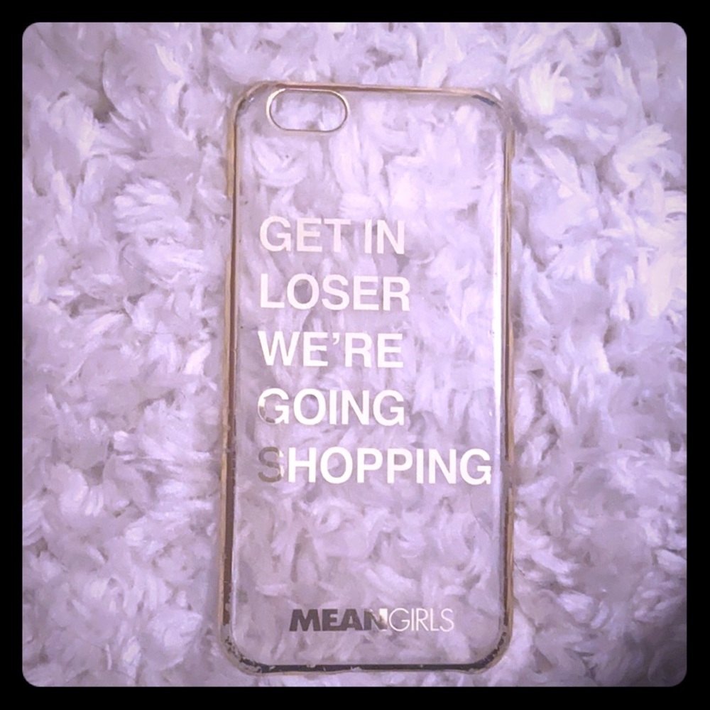 Clear iPhone 8 mean girls phone case